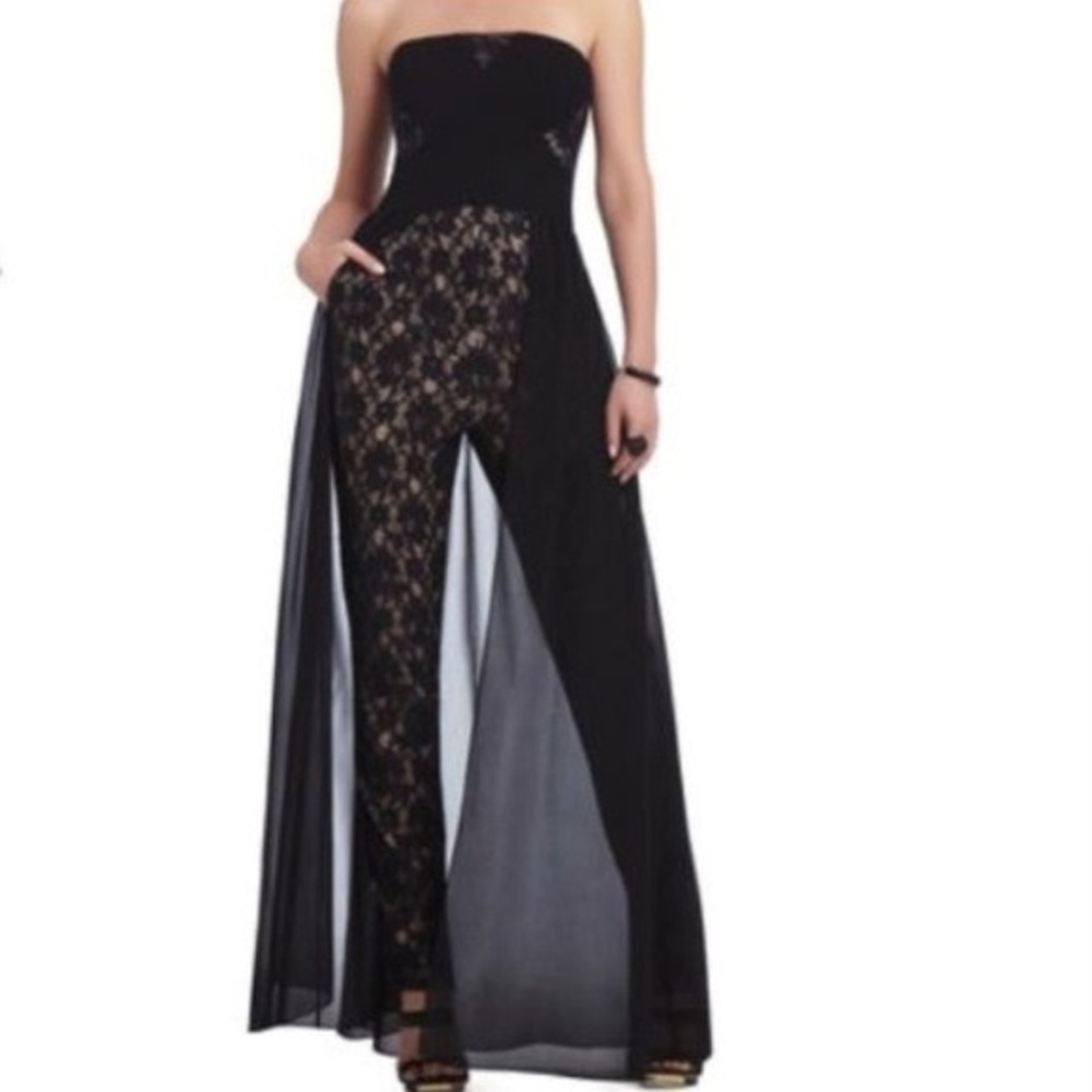 BCBG Maxazria Black Jumpsuit